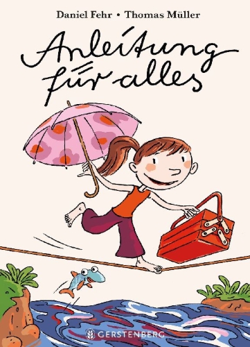 Buchcover und Innenansicht für das Buch: Anleitung für alles