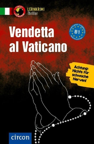 Buchcover und Innenansicht für das Buch: Vendetta al Vaticano