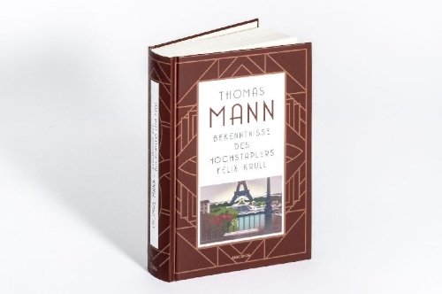 Buchcover und Innenansicht für das Buch: Bekenntnisse des Hochstaplers Felix Krull