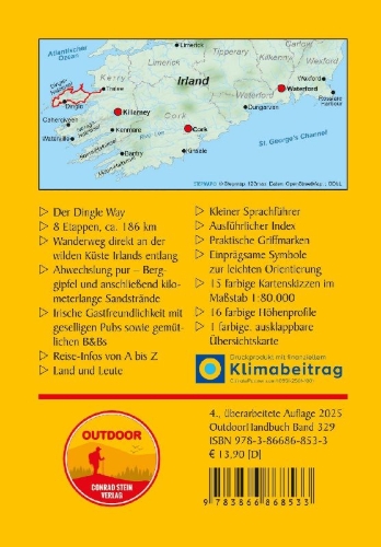 Buchcover und Innenansicht für das Buch: Irland: Dingle Way