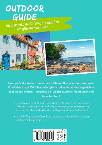 Buchcover und Innenansicht für das Buch: MARCO POLO OUTDOOR GUIDE Reiseführer Ostseeküste Schleswig-Holstein