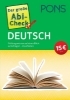 Buchcover und Innenansicht für das Buch: PONS Der große Abi-Check Deutsch