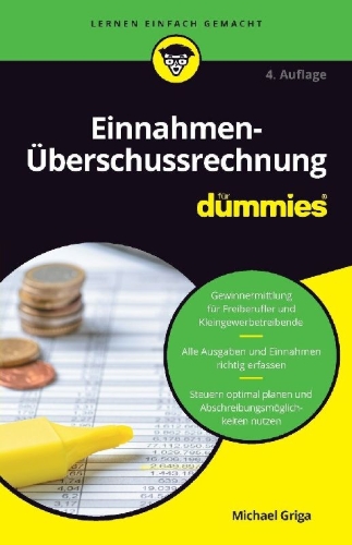 Buchcover und Innenansicht für das Buch: Einnahmen-Überschussrechnung für Dummies