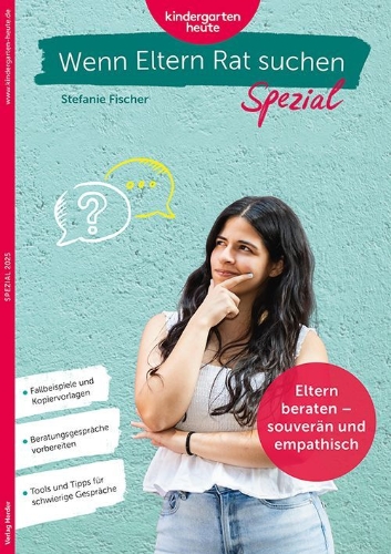 Buchcover und Innenansicht für das Buch: Eltern beraten - souverän und empathisch