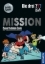 Buchcover und Innenansicht für das Buch: Die drei ??? Kids, Mission Superhelden-Code