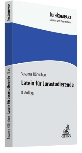Buchcover und Innenansicht für das Buch: Latein für Jurastudierende