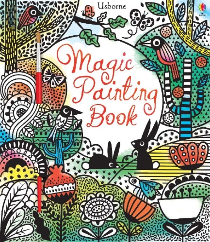 Buchcover und Innenansicht für das Buch: Magic Painting Book