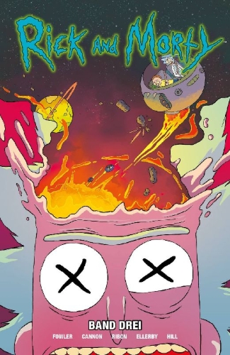 Buchcover und Innenansicht für das Buch: Rick and Morty #11-15