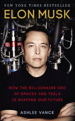 Buchcover und Innenansicht für das Buch: Elon Musk