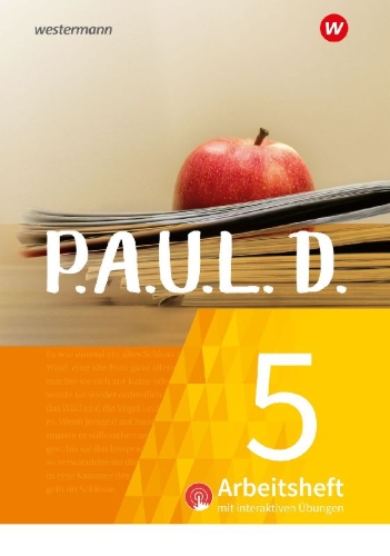 Buchcover und Innenansicht für das Buch: P.A.U.L. D. (Paul) 5. Arbeitsheft interaktiven Übungen. Für Gymnasien und Gesamtschulen - Neubearbeitung