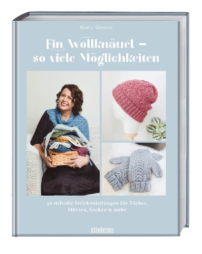 Buchcover und Innenansicht für das Buch: Ein Wollknäuel - so viele Möglichkeiten.