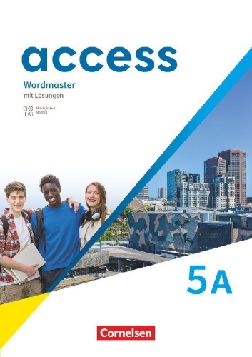 Buchcover und Innenansicht für das Buch: Access Band 5: Abschluss: 9. Schuljahr - Allgemeine Ausgabe 2022 - Wordmaster - Mit Lösungen