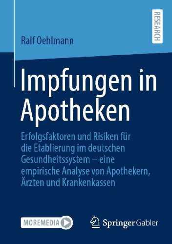 Buchcover und Innenansicht für das Buch: Impfungen in Apotheken