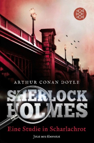 Buchcover und Innenansicht für das Buch: Sherlock Holmes - A Study in Scarlet