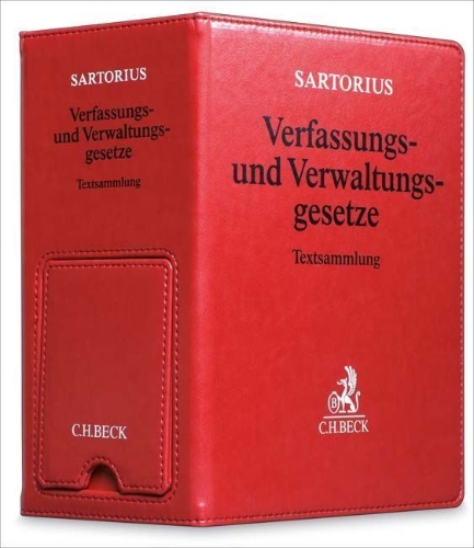 Buchcover und Innenansicht für das Buch: Verfassungs- und Verwaltungsgesetze 1 der Bundesrepublik Deutschland (mit Fortsetzungsnotierung). Inkl. 149. Ergänzungslieferung