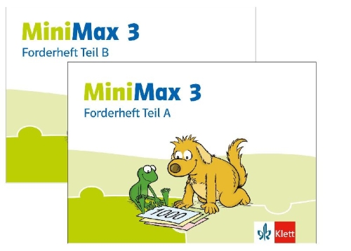 Buchcover und Innenansicht für das Buch: MiniMax 3. Ausgabe ab 2019. Forderheft (Teil A und Teil B) Klasse 3