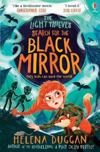 Buchcover und Innenansicht für das Buch: The Light Thieves: Search for the Black Mirror
