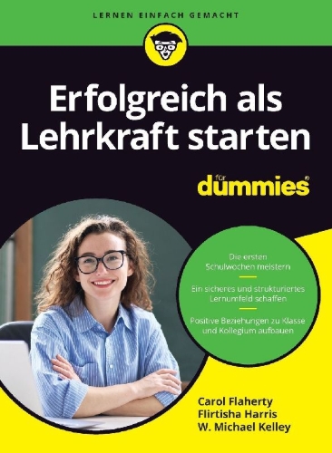 Buchcover und Innenansicht für das Buch: Erfolgreich als Lehrkraft starten für Dummies