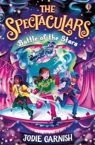 Buchcover und Innenansicht für das Buch: The Spectaculars: Battle of the Stars