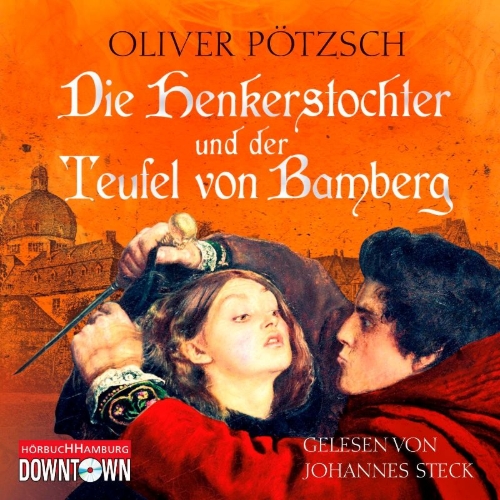 Buchcover und Innenansicht für das Buch: Die Henkerstochter und der Teufel von Bamberg