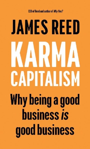 Buchcover und Innenansicht für das Buch: Karma Capitalism