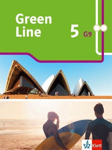 Buchcover und Innenansicht für das Buch: Green Line 5 G9. Schulbuch (flexibler Einband) Klasse 9