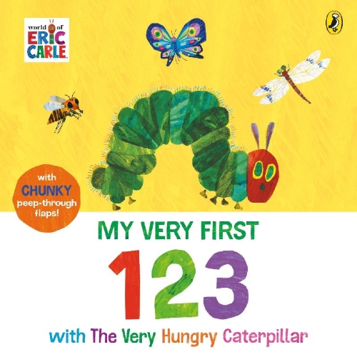 Buchcover und Innenansicht für das Buch: My Very First 123 with The Very Hungry Caterpillar