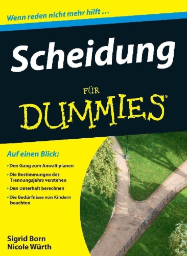 Buchcover und Innenansicht für das Buch: Scheidung für Dummies