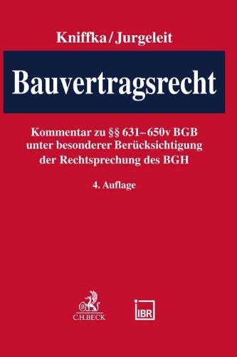 Buchcover und Innenansicht für das Buch: Bauvertragsrecht