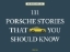 Buchcover und Innenansicht für das Buch: 111 Porsche Stories that you should know
