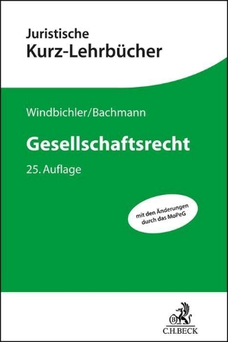 Buchcover und Innenansicht für das Buch: Gesellschaftsrecht