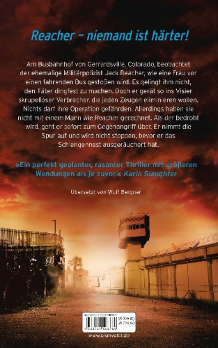 Buchcover und Innenansicht für das Buch: No Plan B (Reacher 27)