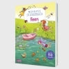 Buchcover und Innenansicht für das Buch: Mein buntes Stickerbuch: Feen