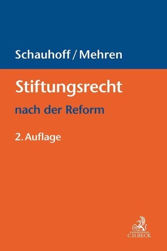 Buchcover und Innenansicht für das Buch: Stiftungsrecht nach der Reform
