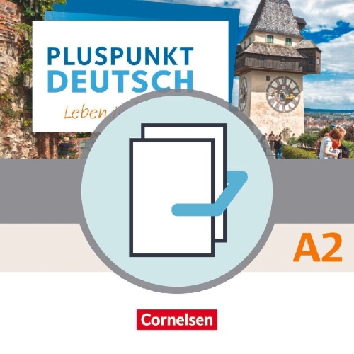 Buchcover und Innenansicht für das Buch: Pluspunkt Deutsch - Leben in Österreich A2 - Kursbuch mit Online-Video und Arbeitsbuch