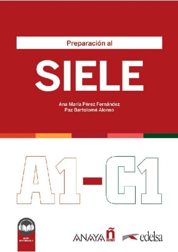 Buchcover und Innenansicht für das Buch: Preparación al SIELE - A1-C1