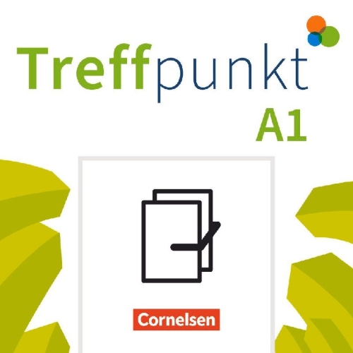 Buchcover und Innenansicht für das Buch: Treffpunkt. Deutsch als Zweitsprache in Alltag & Beruf A1. Gesamtband - Kursbuch und Übungsbuch