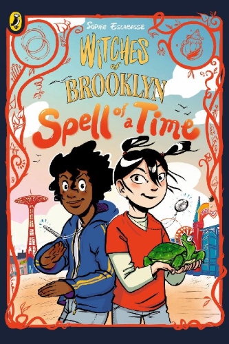Buchcover und Innenansicht für das Buch: Witches of Brooklyn: Spell of a Time