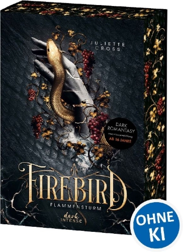 Buchcover und Innenansicht für das Buch: The Fire that Binds - Firebird