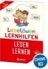 Buchcover und Innenansicht für das Buch: Leselöwen Lernhilfen - Lesen lernen - 1. Klasse