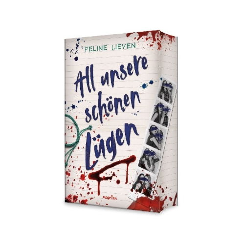 Buchcover und Innenansicht für das Buch: All unsere schönen Lügen