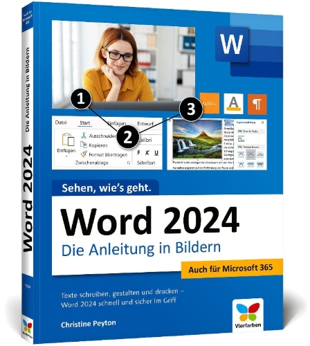 Buchcover und Innenansicht für das Buch: Word 2024