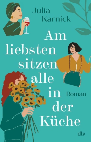 Buchcover und Innenansicht für das Buch: Am liebsten sitzen alle in der Küche