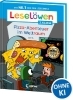 Buchcover und Innenansicht für das Buch: Leselöwen 2. Klasse - Pizza-Abenteuer im Weltraum