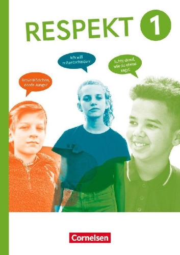 Buchcover und Innenansicht für das Buch: Respekt Band 1. Schulbuch mit digitalen Medien