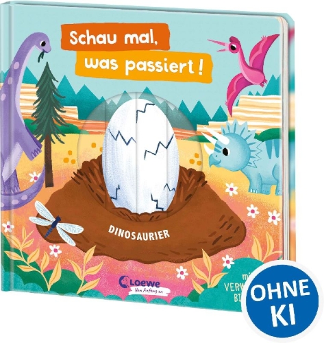 Buchcover und Innenansicht für das Buch: Animal Magic: Meet the Dinosaurs