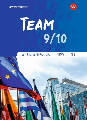 Buchcover und Innenansicht für das Buch: TEAM 9 / 10. Arbeitsbuch. Gymnasien (G9) in Nordrhein-Westfalen - Neubearbeitung
