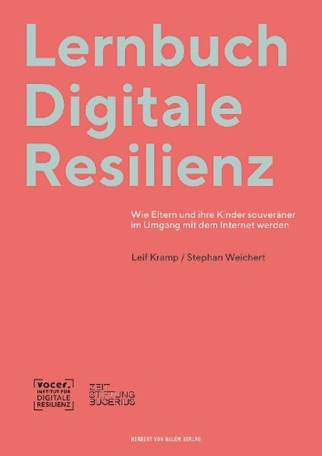 Buchcover und Innenansicht für das Buch: Lernbuch Digitale Resilienz