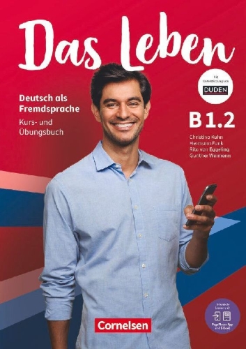 Buchcover und Innenansicht für das Buch: Das Leben - Deutsch als Fremdsprache - Allgemeine Ausgabe - B1: Teilband 2. Kurs- und Übungsbuch - Mit PagePlayer-App