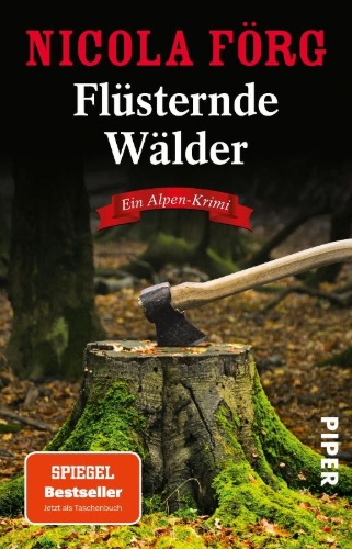 Buchcover und Innenansicht für das Buch: Flüsternde Wälder